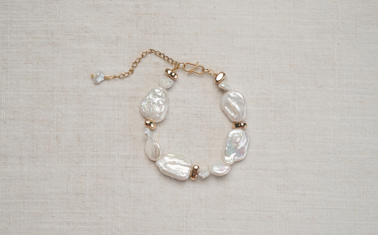 Big and Bold Mixed Freshwater Pearl Statement Bracelet - Serena