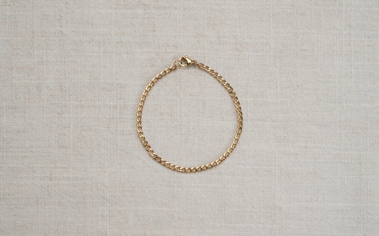 Gold Chain Minimalist Bracelet - Tillie